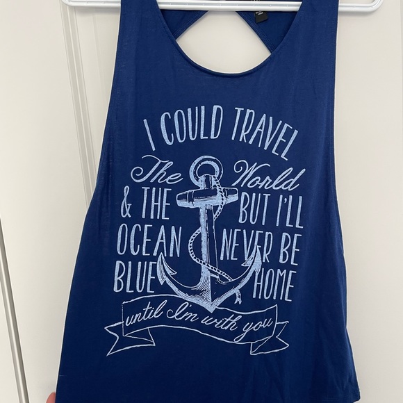 ✨3/10$ NWOT SWS Collection Open Back Muscle Tank - Picture 2 of 4